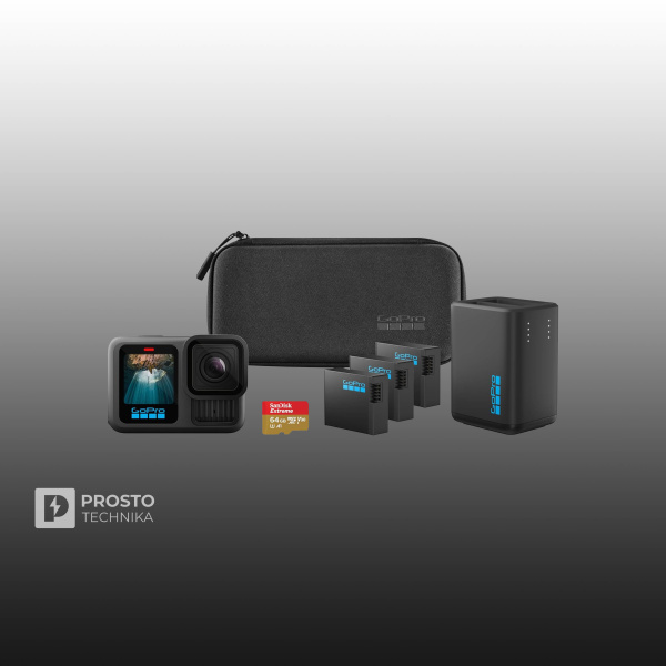 Экшн-камера GoPro HERO 13 Black Extended Power Bundle